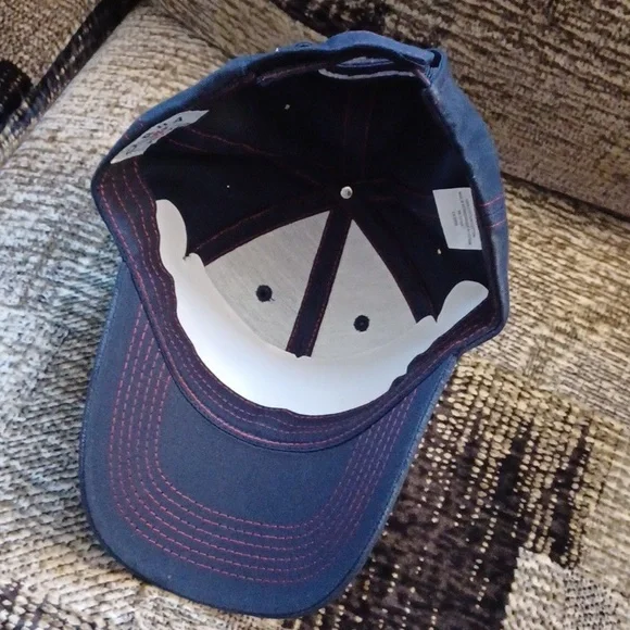 4/$80 New Blue Plaid "CARHA '75 HOCKEY" Cap - Adult O/S - Picture 5 of 8